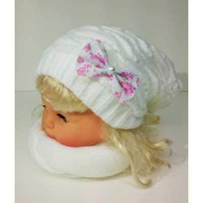 Dievčenské čiapky - zimné - model - 795 - B